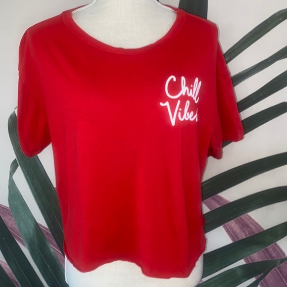 Pink by Victoria’s Secret Cropped Chill Vibes Top - Picture 2 of 6